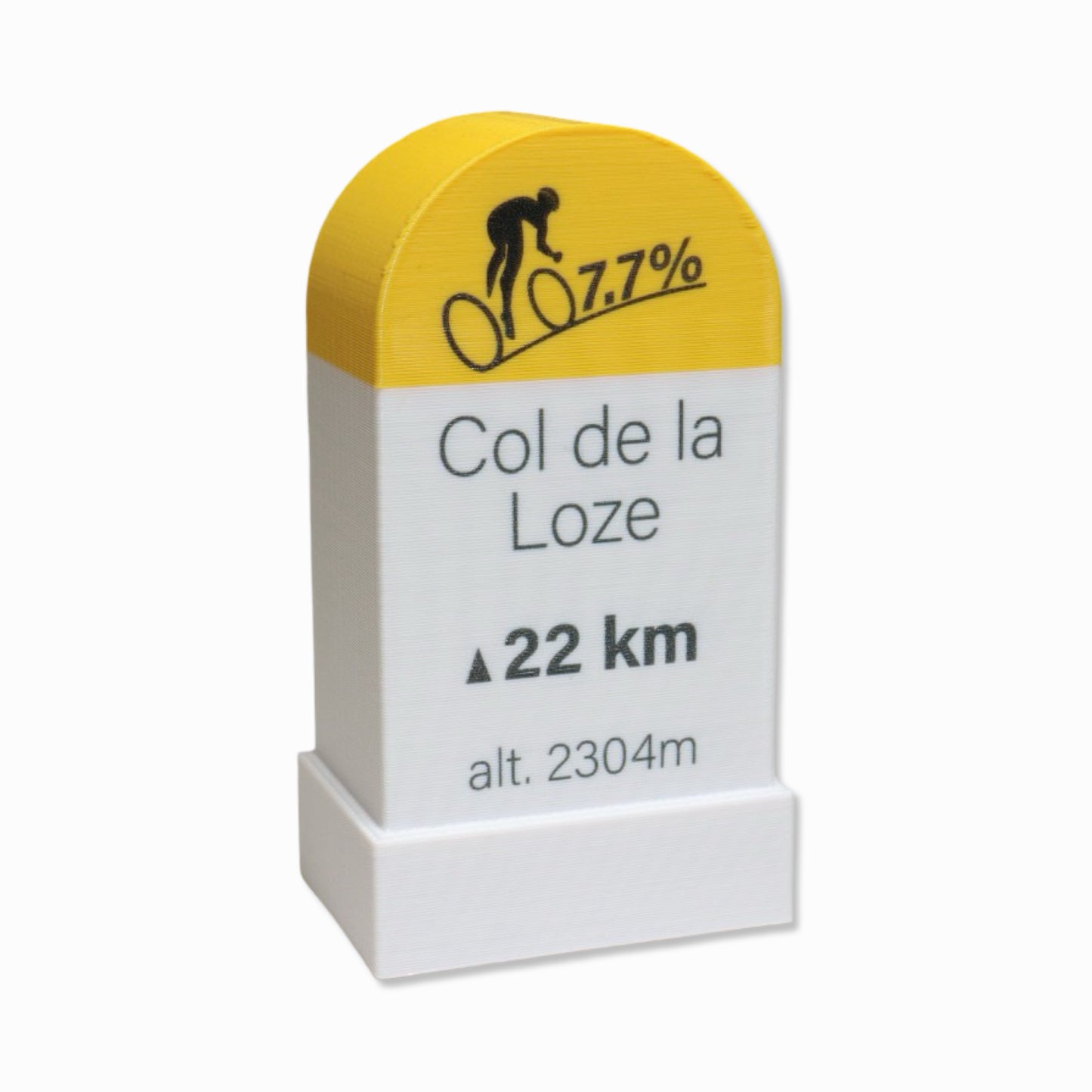 Col de la Loze Milestone