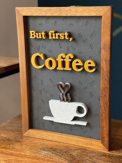 But first, Coffee - Señales 3D